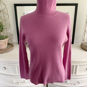 ❤️Lord & Taylor❤️Thick 100% Cashmere Turtleneck